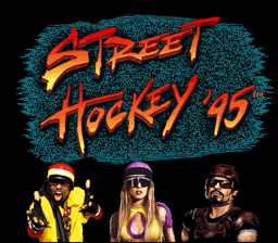 Street Hockey '95 (USA) Title Screen